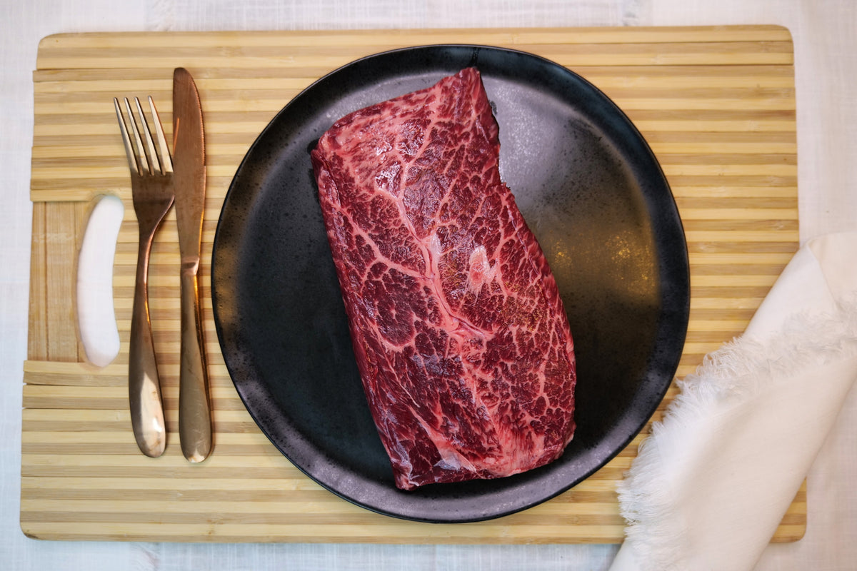 Marbled Elegance – Wagyu Flat Iron Steak Box